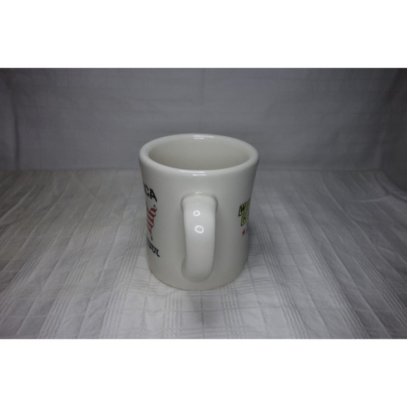 Waffle House 2012 Patriotic Coffee Mug Cup America The Beautiful Red White Blue - Picture 4 of 11